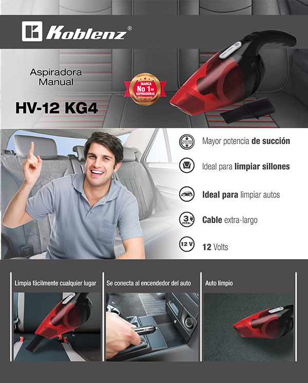 Aspiradora Manual para Auto HV-12 KG4