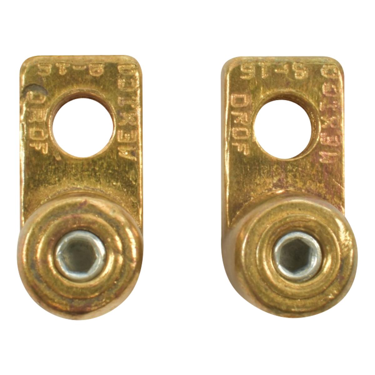 TERMINAL MECÁNICA REUTILIZABLE CALIBRE 20-8 AWG DORADO DROF 2 PIEZAS ...