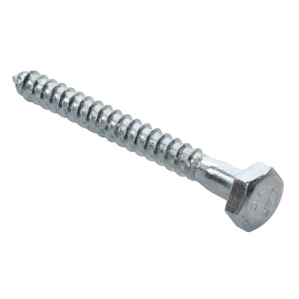Tornillo Cabeza Hexagonal De 1/4" X 3", Con Acabado Electro Zinc No Incluye Tuerca Ni Arandela