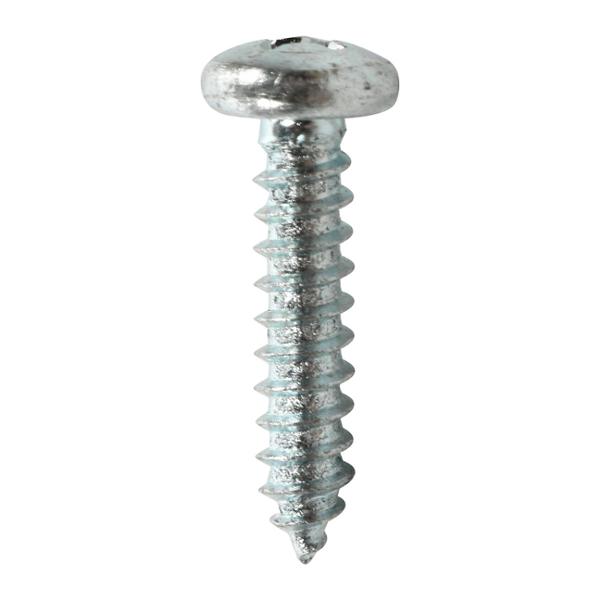 CAJA DE 100 TORNILLOS PARA METAL DE 3/4 DE PULGADA PLATA