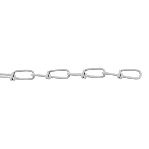METRO DE CADENA ESLABÓN DOBLE BLANCO VEKER #3
