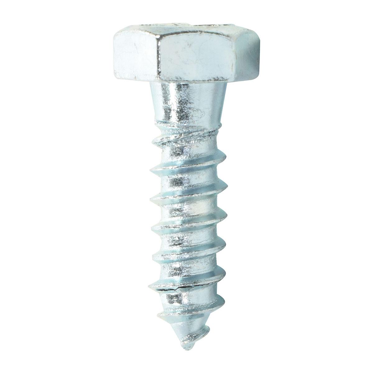 100 tornillos hexagonal para mara 5/16 x 1 pulgada plata