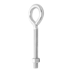 ARMELLA CON TUERCA DE 3/8 DE PULGADA PLATA
