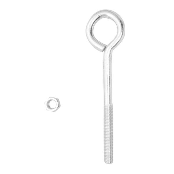 ARMELLA CON TUERCA DE 1/2 X 8 PULGADAS PLATA