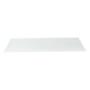 REPISA CRISTAL CUADRO 60 X 20 X 0.8 CM BLANCO