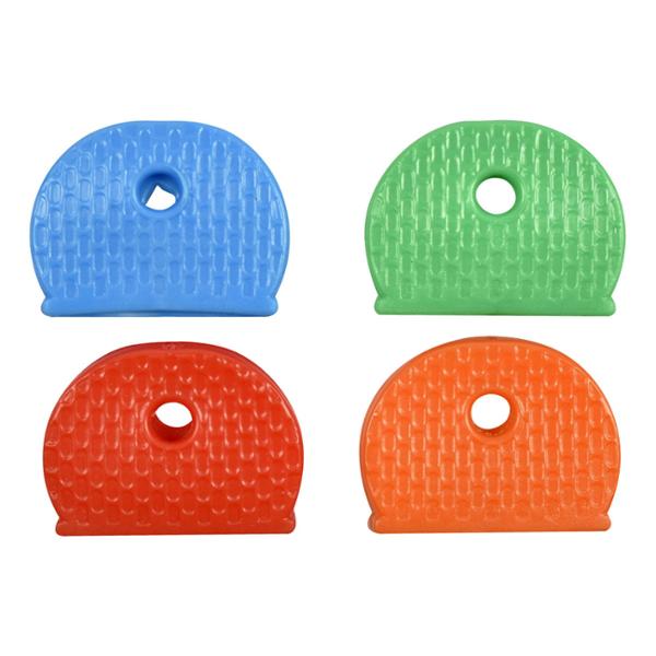 CAPUCHONES PARA LLAVES MULTICOLOR 4 PIEZAS
