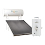 CALENTADOR DE AGUA SOLAR DE PANEL 9.2 L CON CALENTADOR DE PASO GAS NATURAL DE RESPALDO