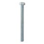 50 TORNILLOS CABEZA HEXAGONAL 3/8 X 4 PULGADAS PLATA