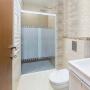CANCEL PARA BAÑO 111 A 115 X 187 CM RECTANGULAR CRISTAL TEMPLADO BLANCO DOBLE CORREDIZO