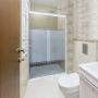 CANCEL PARA BAÑO 121 A 125 X 187 CM RECTANGULAR CRISTAL TEMPLADO BLANCO DOBLE CORREDIZO