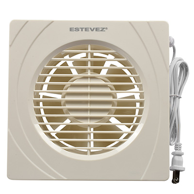 Extractor de aire montado en la pared, 40 W 220 V, ventilador de escape de  baño de bajo ruido, extractor de ventilación para el hogar
