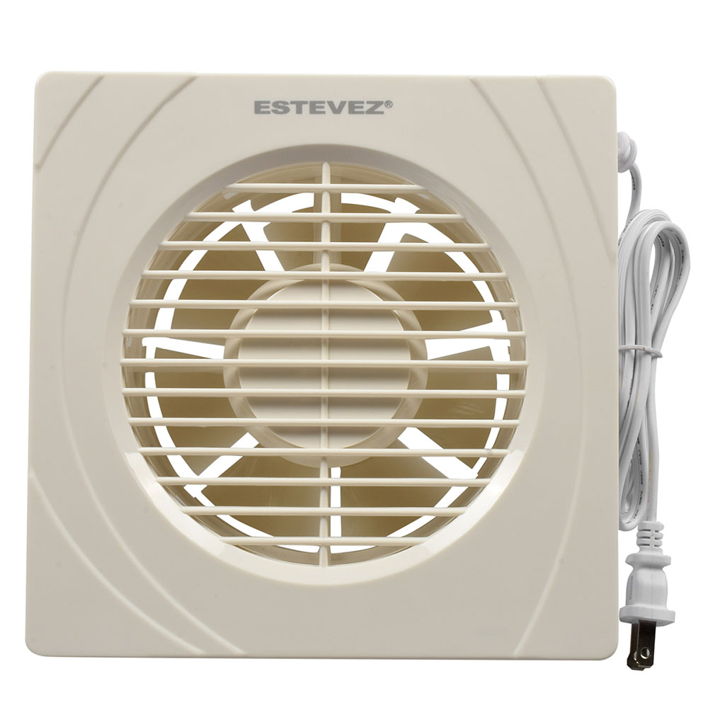 Extractor de ventilación para baño, extractor de cocina, extractor, montado  en la pared o en la ventana, ventilador de ventilación silencioso