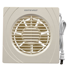 Extractor de pared de 8 pulgadas, ventilador de ventilación de escape de  110 V para cocina, baño, lavandería, inodoros, garaje, centro comercial y