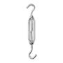 TENSOR DE DOBLE GANCHO DE 7 3/8 DE PULGADA PLATA 40.8 KG