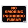 LETRERO DE PLÁSTICO PARA PARED PROHIBIDO FUMAR 21.5 X 30.5 CM