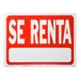 LETRERO DE PLÁSTICO DE "SE RENTA" DE 61 X 45.8 CM