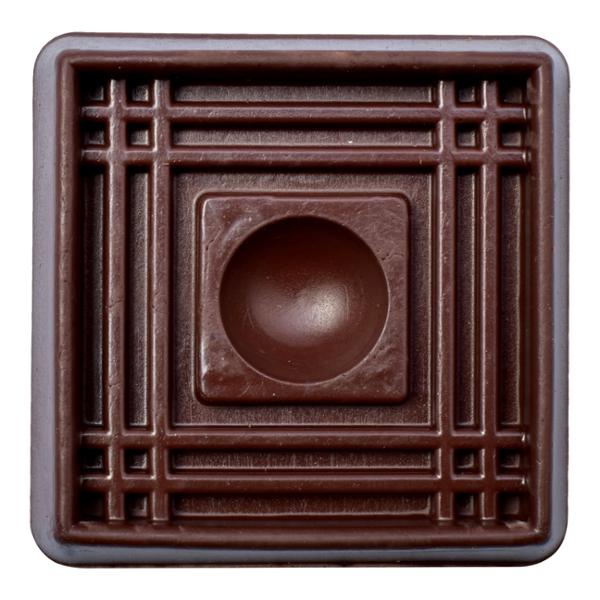 COPAS DE GOMA 4 X 4 CM CAFÉ 4 PIEZAS