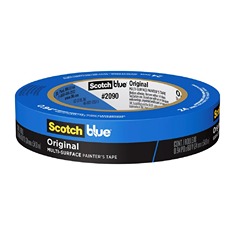 scotch blue cinta masking 3m scotchblue, azul, 24 mm x 55 m