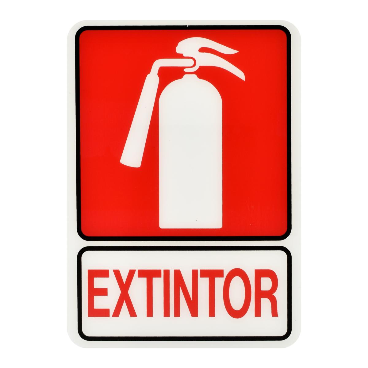 Comprar carteles de plástico para salidas de emergencia, extintores,  homologadas
