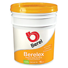 berelex pintura vinil acrílica interior/exterior berel berelex 19 litros satinado