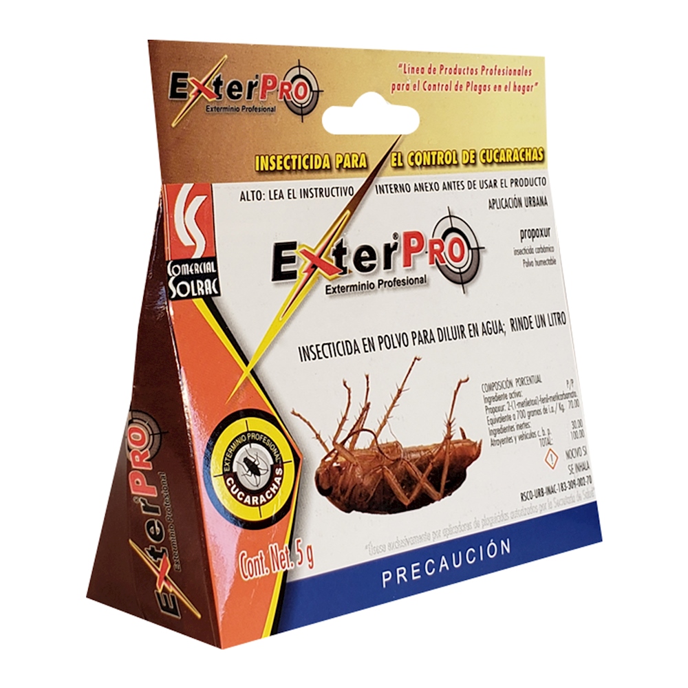 Insecticida Para El Control De Cucarachas 5 Gr Blanco Exter Pro The Home Depot México