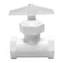 LLAVE DE PASO 1/2 PULGADA BLANCO