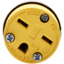 CONTACTO CHINO 6.5 X 3.5 CM AMARILLO LEVITON