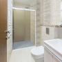 CANCEL PARA BAÑO 136 A 140 X 187 CM RECTANGULAR CRISTAL TEMPLADO BLANCO DOBLE CORREDIZO