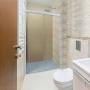 CANCEL PARA BAÑO 141 A 145 X 187 CM RECTANGULAR CRISTAL TEMPLADO PLATA DOBLE CORREDIZO