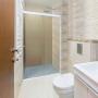 CANCEL PARA BAÑO 151 A 155 X 187 CM RECTANGULAR CRISTAL TEMPLADO BLANCO DOBLE CORREDIZO