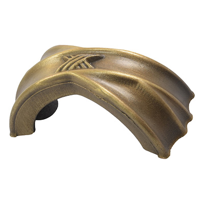 PERILLA CRUZADA 4.5 X 2 CM BRONCE