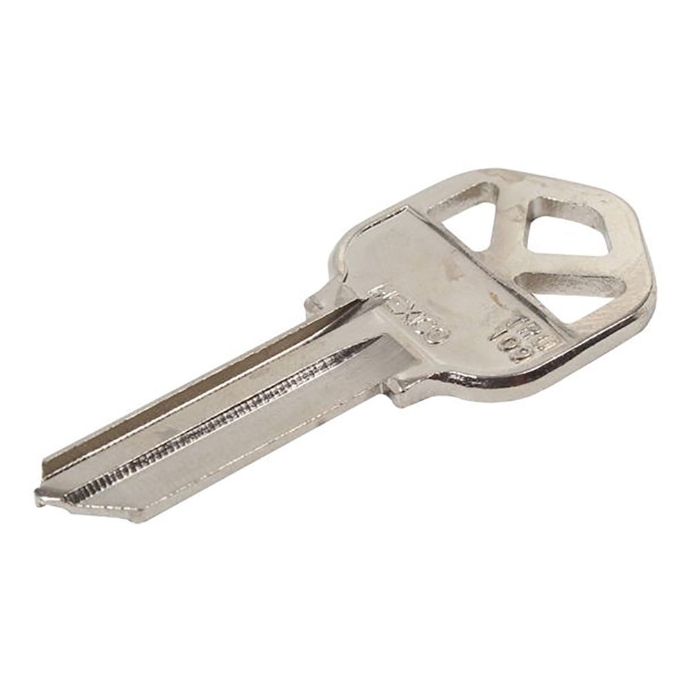 Llave residencial para cerradura truper plata