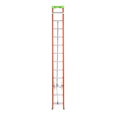 cuprum escalera de extensión de fibra de vidrio 6.59 m