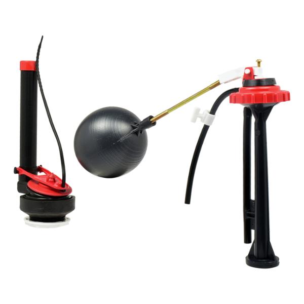 JUEGO DE REPARACIÓN COMPLETO PARA SANITARIO 7/8 DE PULGADA NEGRO FLUIDMASTER