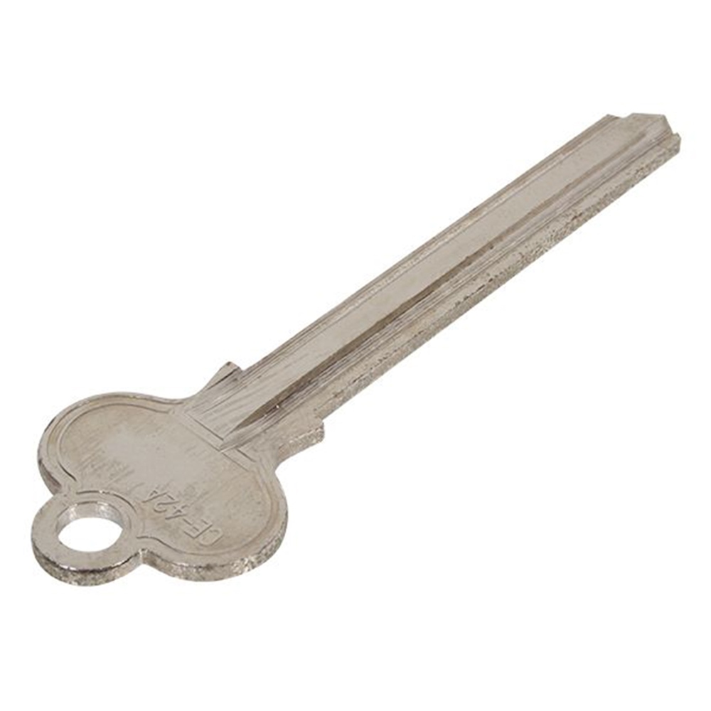 Llave residencial para cerradura cemex plata