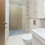 CANCEL PARA BAÑO 121 A 125 X 187 CM RECTANGULAR CRISTAL TEMPLADO PLATA DOBLE CORREDIZO