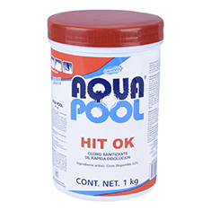 aqua pool cloro sanitizante hit ok 1 kg aqua pool