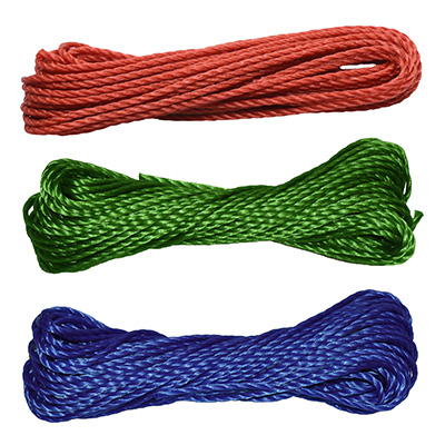 Cuerdas para tendederos, Hilos y cuerdas