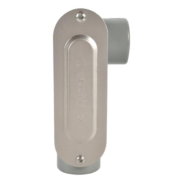 CAJA OVAL ROSCADA CON TAPA TIPO OLL DE 1 PULGADA GRIS