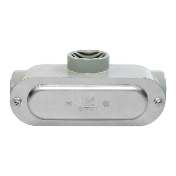 CAJA OVAL ROSCADA CON TAPA OT 2 PULGADAS GRIS