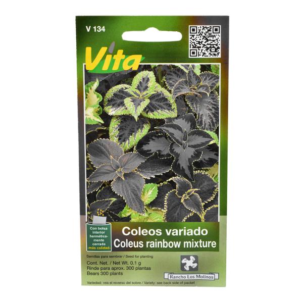 SEMILLAS DE COLEOS VARIADO 0.1 GR MULTICOLOR VÍTA | The Home Depot México
