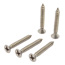 5 TORNILLOS PARA METAL 1 PULGADA PLATA
