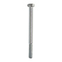 2 TORNILLOS CABEZA HEXAGONAL 4 PULGADAS PLATA 1.4X10.16