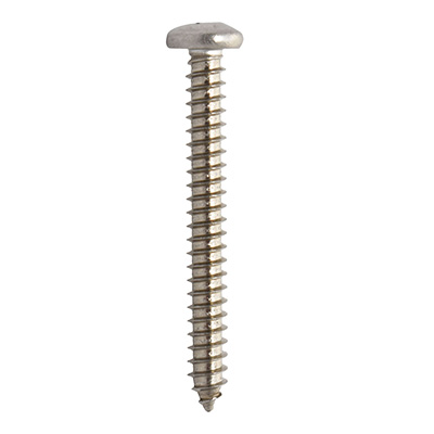 5 TORNILLOS PARA METAL 1 1/2 PULGADA PLATA