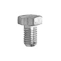 4 TORNILLOS CABEZA HEXAGONAL 1/2 PULGADA PLATA