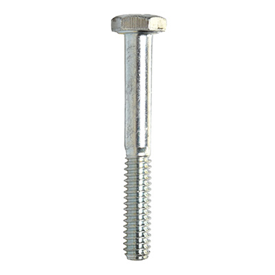 4 TORNILLOS CABEZA HEXAGONAL PLATA2 PULGADAS PLATA