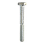 4 TORNILLOS CABEZA HEXAGONAL PLATA2 PULGADAS PLATA