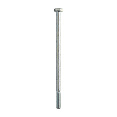 2 TORNILLOS CABEZA HEXAGONAL 5 PULGADAS PLATA