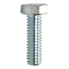 4 TORNILLOS CABEZA HEXAGONAL 1 PULGADA PLATA
