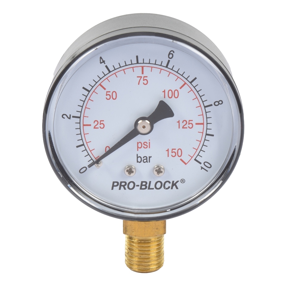 Manómetro Medidor de Presión de 0-60psi 0-4bar para el Agua Aire Aceite Dial Instrumento GS 